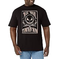 Disney Big & Tall The Nightmare Before Christmas Hail The Pumpkinking Men's Tops Short Sleeve Tee Shirt