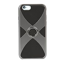 iFocus Electronics Heavy Duty Stylish Apple iPhone 6 Plus Case with Alloy Ring, 8.5 inches, Grey