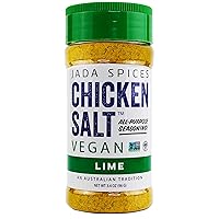 Chicken Salt Spice and Seasoning - Lime Flavor - Vegan, Keto & Paleo Friendly - Perfect for Cooking, BBQ, Grilling, Rubs, Popcorn and more - Preservative & Additive Free