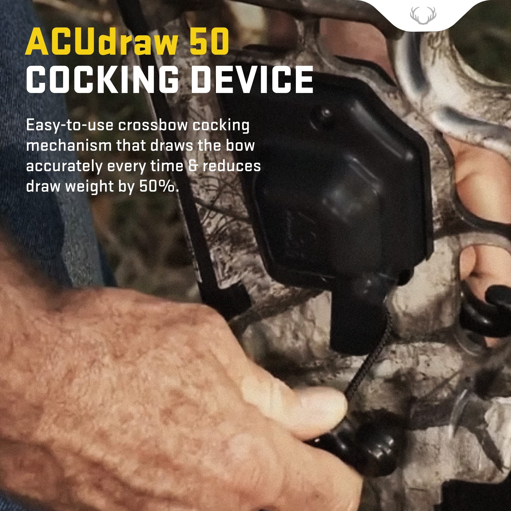 TenPoint ACUdraw 50 Cocking Device - Reduces Draw Weight by 50% - Built-in Cocking Device