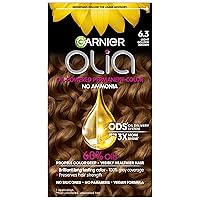 Garnier Hair Color Olia Ammonia-Free Brilliant Color Oil-Rich Permanent Hair Dye, 6.3 Light Golden Brown, 1 Count (Packaging May Vary)