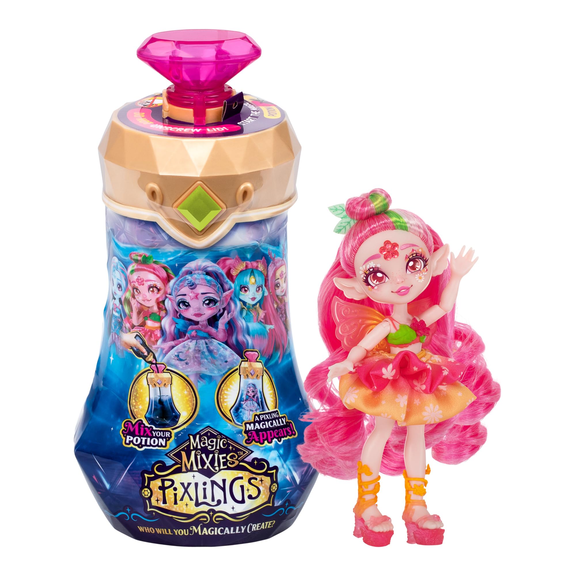 Magic Mixies Pixlings. Faye The Fairy Pixling. Create and Mix A Magic Potion That Magically Reveals A Beautiful 6.5