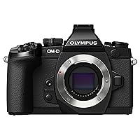 OM SYSTEM OLYMPUS OM-D E-M1 Mirrorless Digital Camera with 16MP and 3-Inch LCD (Body Only) (Black)