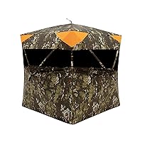 Barronett Blinds® Ace 250, Portable Hunting Blind, Large Pop-Up Hub Blind, Panoramic Shooting Windows, Lightweight, Crater™ Harvest, 67” x 75” x 75”, AC250CH