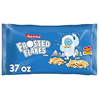 Frosted Flakes Cereal, Frosty Flakes Breakfast Cereal, 37 OZ Bag