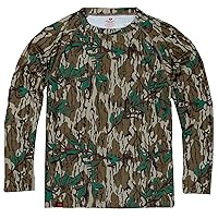 Mossy Oak Men's Hunting Shirt Camo Clothes Long Sleeve