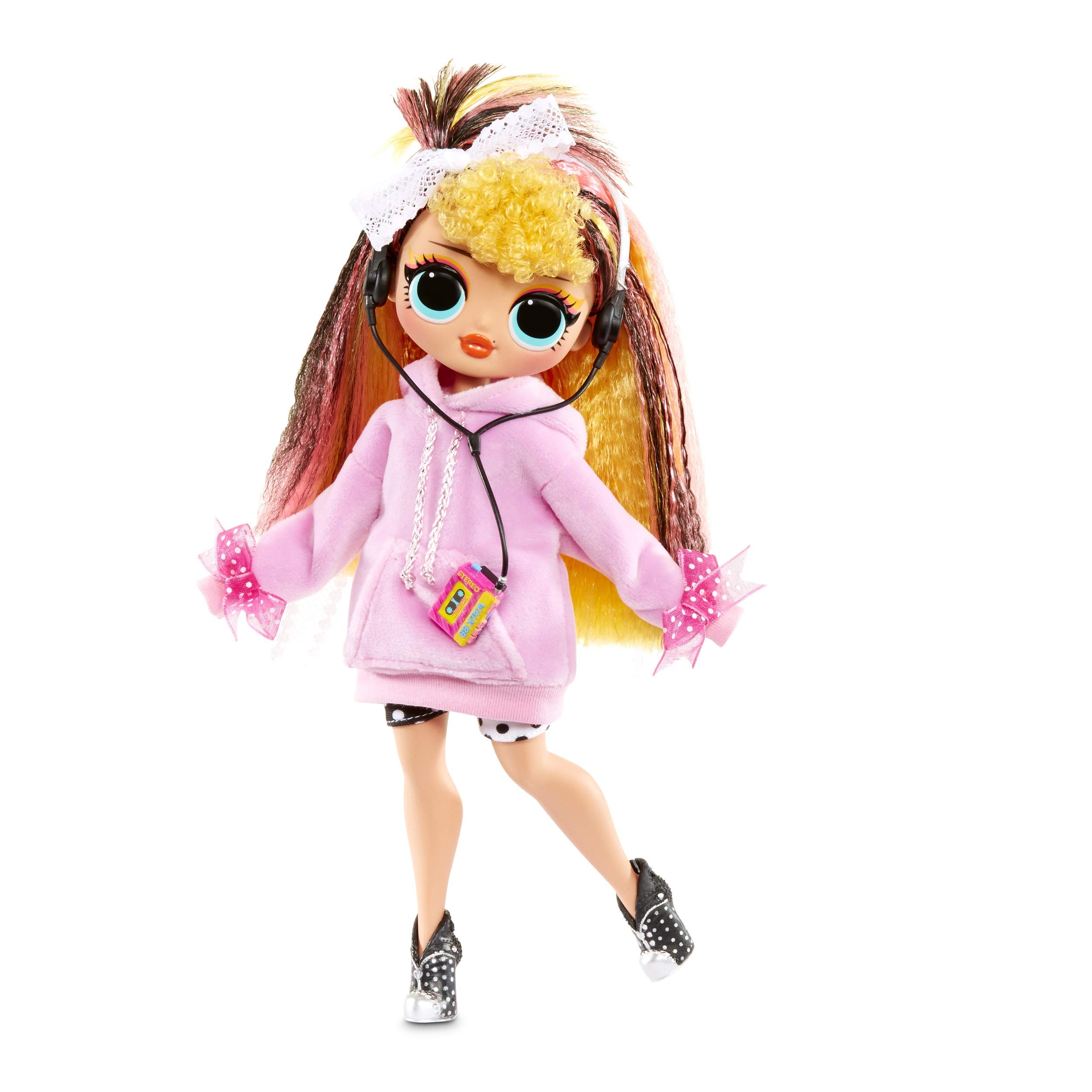 LOL Surprise OMG Remix Pop B.B. Fashion Doll with Music, Extra Outfit, and 25 Accessories - Ages 4+