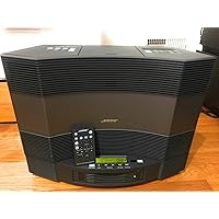 Bose Acoustic Wave Music System II and Acoustic Wave System II 5-CD Changer - Graphite Gray, Black (Renewed)