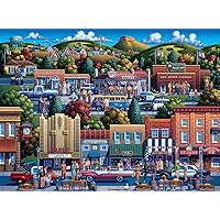 Buffalo Games - Eric Dowdle - Mt Airy, NC - Mayberry - 1000 Piece Jigsaw Puzzle for Adults Challenging Puzzle Perfect for Game Nights - Finished Size is 26.75 x 19.75