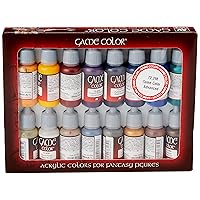 Vallejo Game Color Basic Paint Set Paint, Brown, VJ72172, 75 Count (Pack of  1)