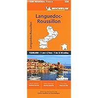 France: Languedoc-Roussillon Map 526: Languedoc-Roussillon Map 526 (The Michelin Maps, 526) (English and French Edition)