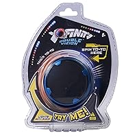 Goliath YoFinity Double Vizion Blue - Trick Light-Up Yo-Yo with LED Lights and Infinity Mirror On Both Sides - Ages 8 and Up