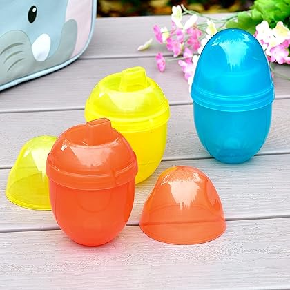 Youngever 9 Pack 7 Ounce Kids Sippy Cups, Sippy Cups for Infant, Kids, Toddler, 9 Assorted Color Sippy Cups