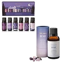 Essential Oil Set for Diffuser, Set of 6, Aromatherapy Diffuser Oil Scents for Home, Folkulture Essential Oil Blends, 100% Pure & Natural 1 Fl. Oz.