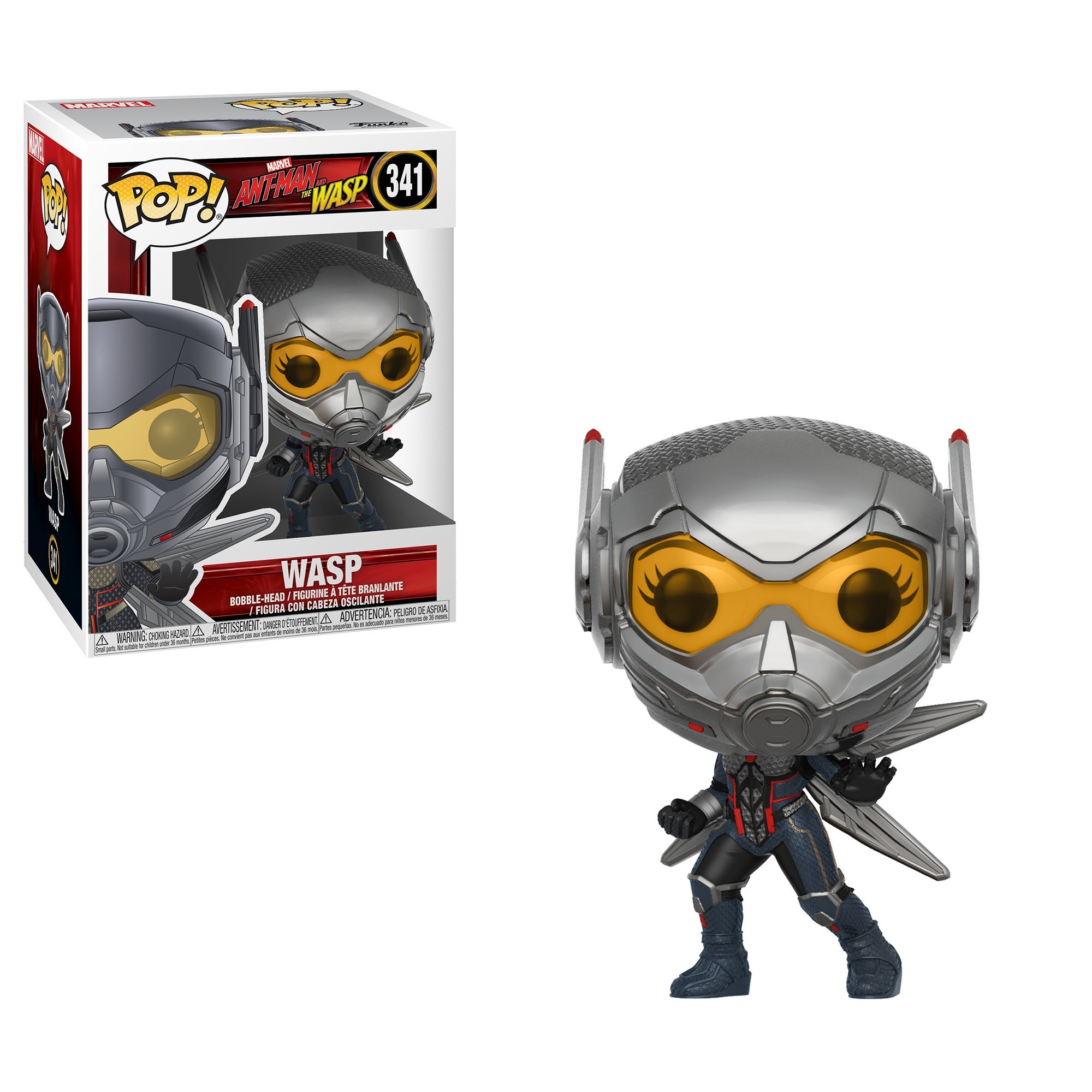 Funko Pop Marvel: Ant-Man & The Wasp - The Wasp Collectible Figure, Multicolor, Standard