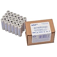 Eneloop Panasonic BK-4MCA24/CA AAA 2100 Cycle Ni-MH Pre-Charged Rechargeable Batteries, 24-Battery Pack