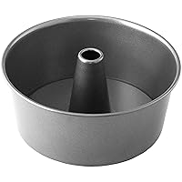 Wilton Advance Select Non-Stick Angel Food Cake Pan, 9.5 Inch, 2-Piece, Steel, Silver