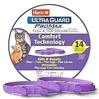 UltraGuard ProMax Flea & Tick Collar for Cats I 14 Months Protection I Soft & Comfortable | Flea & Tick Prevention I 2 Pack