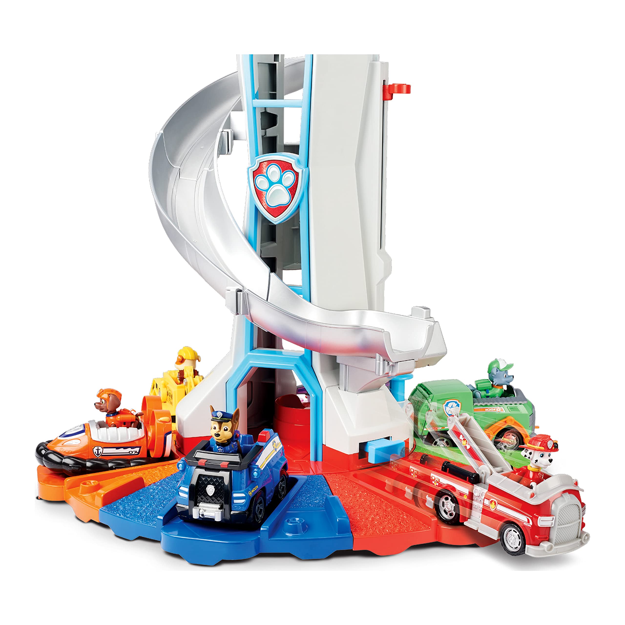 Paw Patrol, My Size Lookout Tower with Exclusive Vehicle Toy, Rotating Periscope and Lights and Sounds