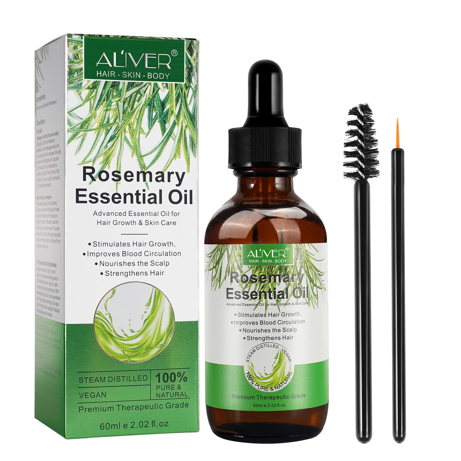 Mua Rosemary Oil for Hair Growth ,Rosemary Essential Oil for Hair Loss  Regrowth Treatment,Strengthens Hair,Nourishes Scalp,Light Weight,Non  Greasy,Improves Scalp Circulation For Men And Women  Oz trên Amazon Mỹ  chính hãng 2023 |
