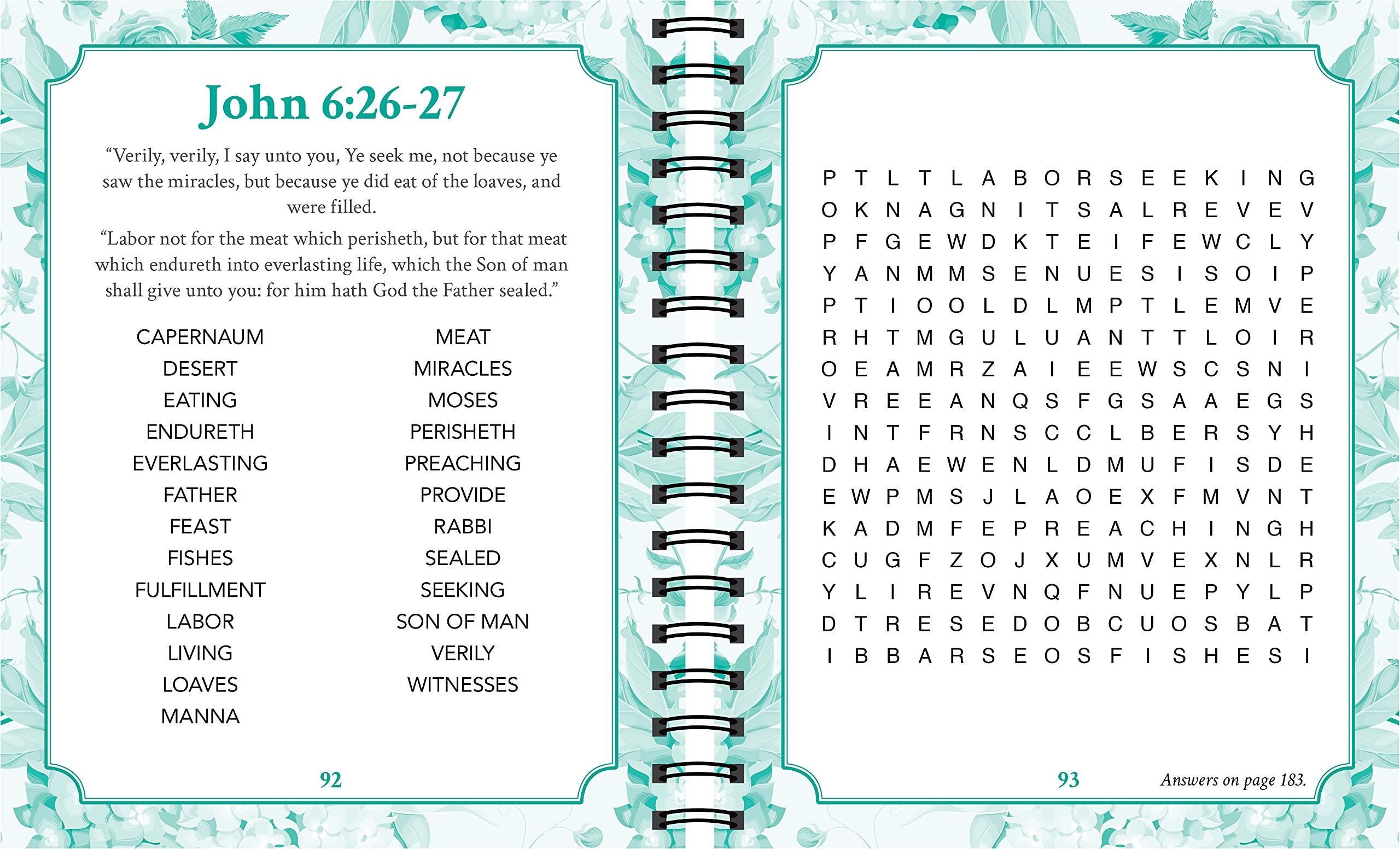 Brain Games - Large Print Bible Word Search: The Words of Jesus (Brain Games - Bible)