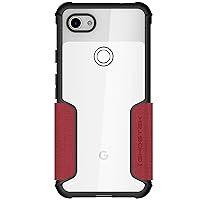 Ghostek Exec Leather Folio Card Slot Wallet Case Designed for Google Pixel 3a XL (2019) – Red