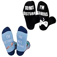Nucinzua Novelty Funny Socks Gifts Birthday Gifts for Teenager, Men, Women, Husband, Grandpa, Husband