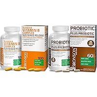 Probiotic 50 Billion CFU + Prebiotic with Apple Polyphenols & Pineapple Fruit Extract + Vitamin B Complex Sustained Release
