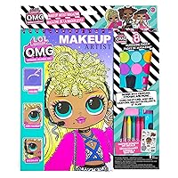 Horizon Group USA LOL OMG Make-Up Artist Magazine DIY Craft Kit, Design with Crayons, Stickers & More.Create Fashionable Looks Using Over 130 Stencil Designs & 200 Stickers