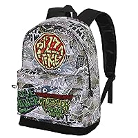 Ninja Turtles Pizza Time-FAN HS Backpack 2.0, Multicolour, 18 x 30 x 41 cm, Capacity 22 L, Multicolour, One Size, FAN HS Backpack 2.0 Pizza Time