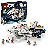 LEGO Star Wars: Ahsoka Ghost & Phantom II, May The 4th Toy Playset Inspired by The Ahsoka Series, Featuring 2 Buildable Starships and 5 Star Wars Figures, Awesome Star Wars Fan Gift, 75357