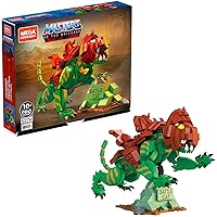 Mega Masters of The Universe Battle Cat Buildable Action Figure Construction Set, Building Toys for Boys, 542 pcs, 8 years and up