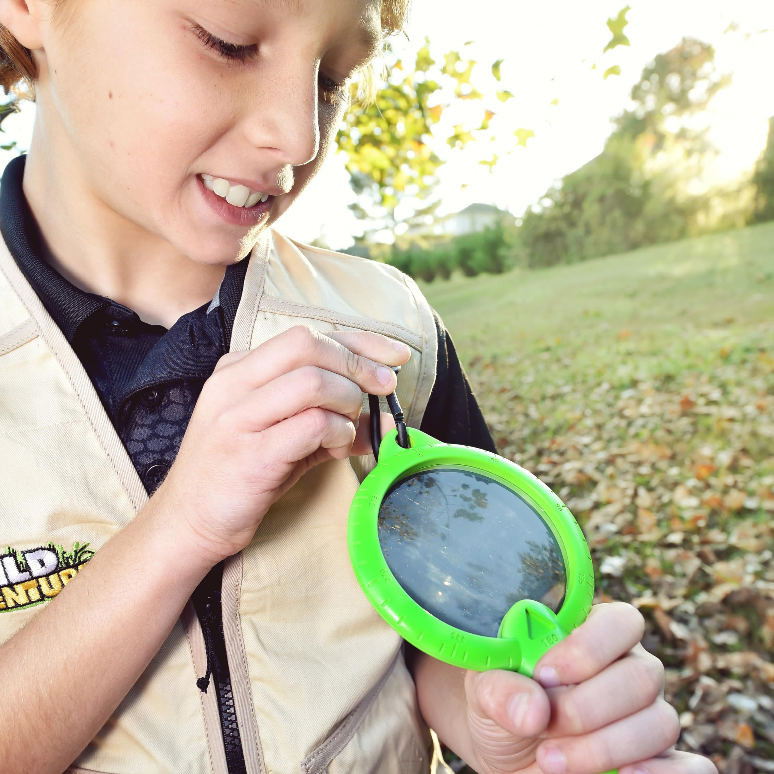 Wild Adventure Magnify Glass, Exploration, Play Reading Magnifier for Children, Great Stem Gift, 3+