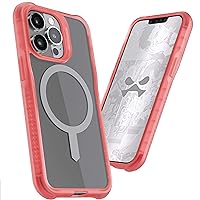 Ghostek COVERT Pink MagSafe iPhone 13 Case for Women Shockproof Protective Phone Cover with Anti-Yellowing Compatible with Apple MagSafe Accessories Designed for 2021 Apple iPhone 13 (6.1 Inch) (Pink)