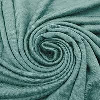 Texco Inc Solid Rayon Spandex Jersey Knit (180GSM)-Maternity Apparel, Home/DIY Fabric, Deep Spa 1 Yard