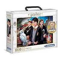 Clementoni 61882 61882-Jigsaw Harry Potter-1000 Pieces, Jigsaw Puzzle for Adults, Multi-Colour