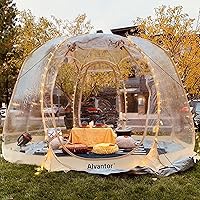 Alvantor Pop Up Bubble Tent - Large Oversize Weather Proof Pod - Cold Protection Camping Tent - Winter Tent Beige 9019 new4