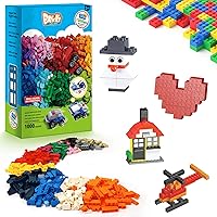 Boys' Bulk Building Block Set (1000PCS) Have Various Battleships,Chariots,Classic Colors - Compatible With All Major Brands,Diy Educational Gifts For Children On Birthdays And Christmas