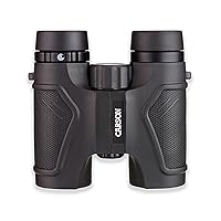 Carson 3D Series 8x32mm High Definition Compact and Waterproof Binoculars with ED Glass, Black (TD-832ED)