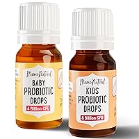Mama Natural Baby Probiotic Drops and Kids Probiotic Drops Bundle