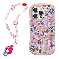 iFace My Melody Bead Strap + First Class Case for iPhone 14 Pro (Hello Kitty and Friends - Seize The Day)