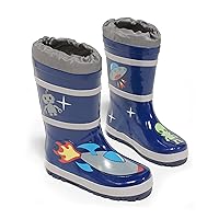 Blue Space Hero Natural Rubber Rain Boots