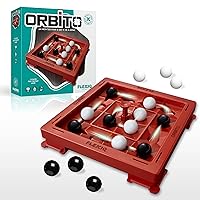 Orbito Board Game - Brain Teaser Games for Kids and Adults, Brain Teaser Puzzles, Games for Kids 7+, 2 Player Strategy Board Games by FlexiQ