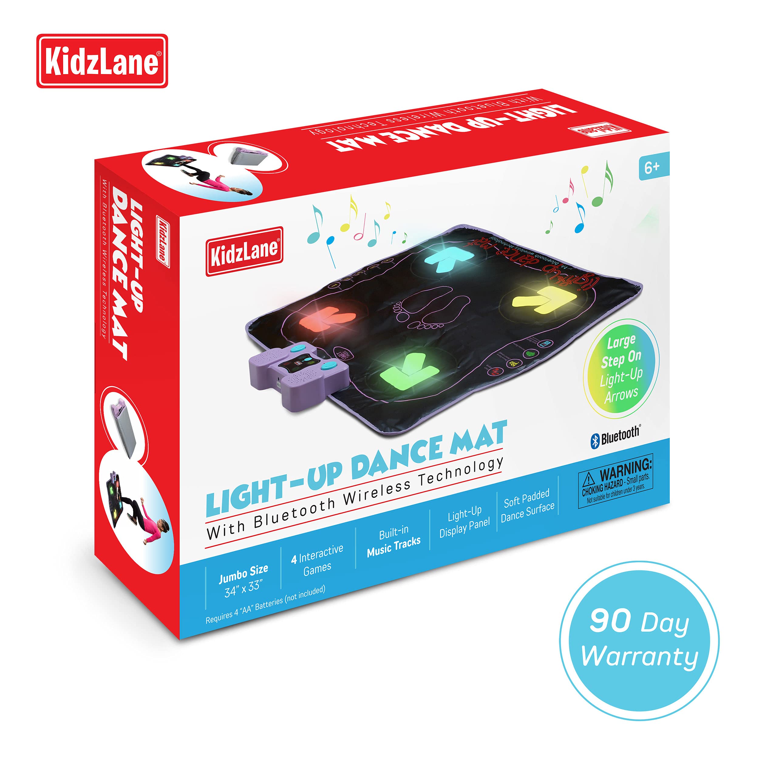 Kidzlane Light Up Dance Mat for Kids (Follow The Lights Piano Mat)