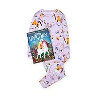 Girl's Book and Long Sleeve Printed Pajama Set