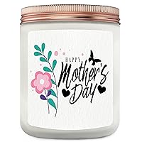 Floral Mothers Day Candle - Mothers Day Gift Ideas, Mothers Day Gifts for Mom Grandma Grandmother Wife, Candles for Mothers Day, Happy Mothers Day Candle, Mothers Day Decor Jar Candles