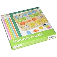 Number Puzzle Board Wooden Play Toys