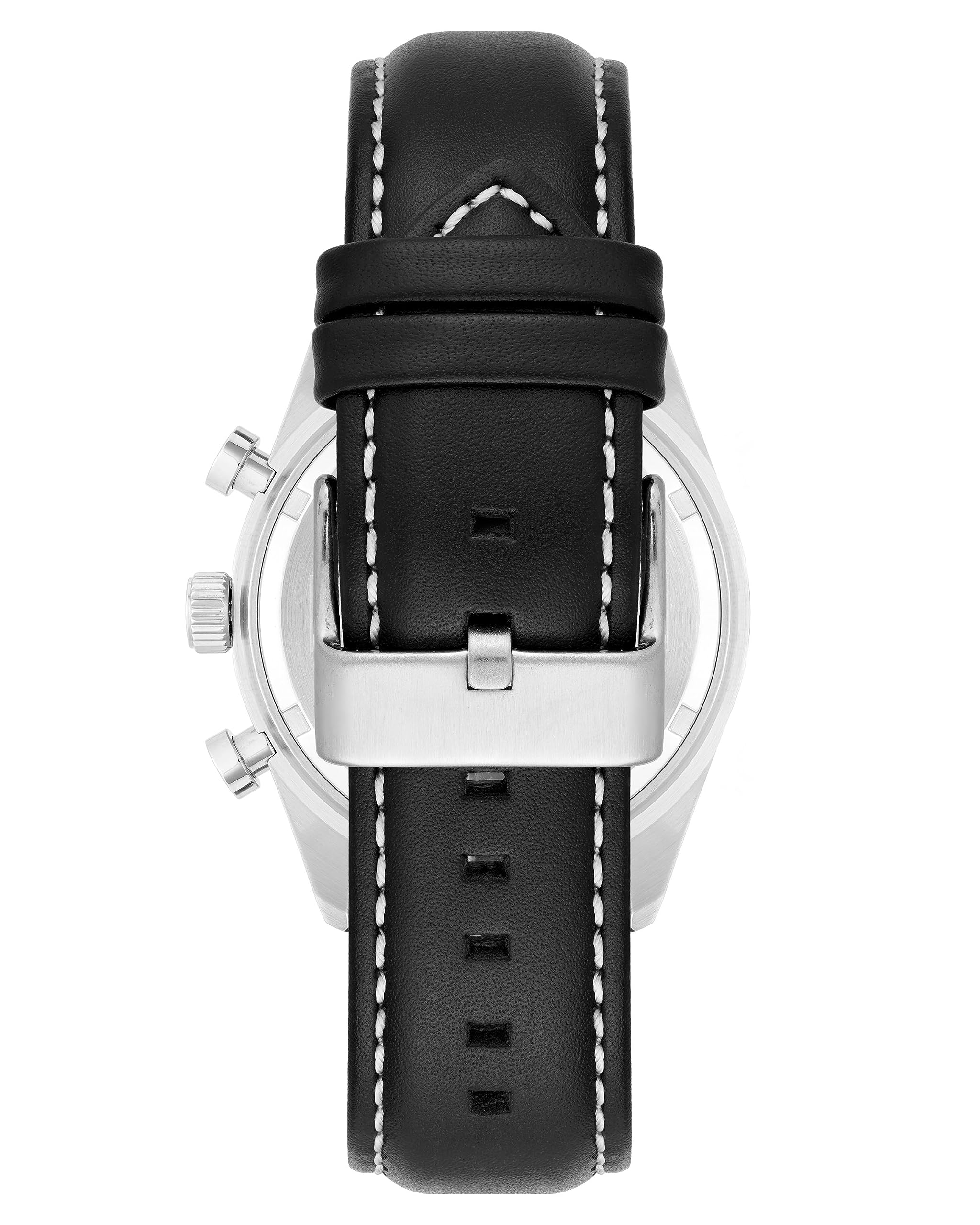 Armitron Men's Analog Chronograph Leather Strap Watch