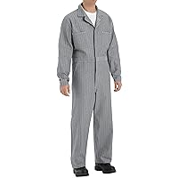 Red Kap mens Button Front Cotton Coverall