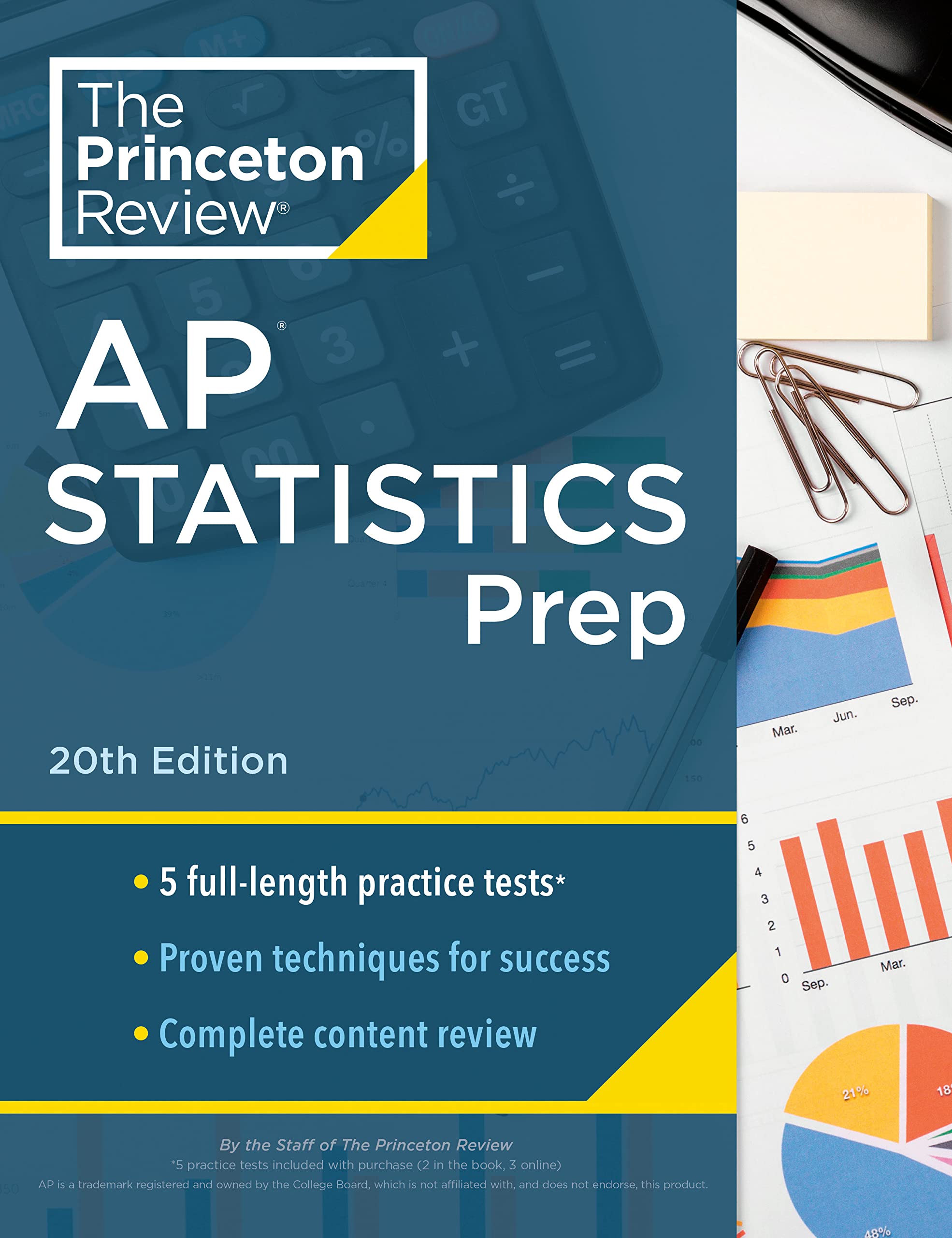 Mua Princeton Review AP Statistics Prep, 20th Edition 5 Practice Tests